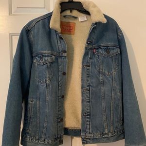 Levi fur jean jacket